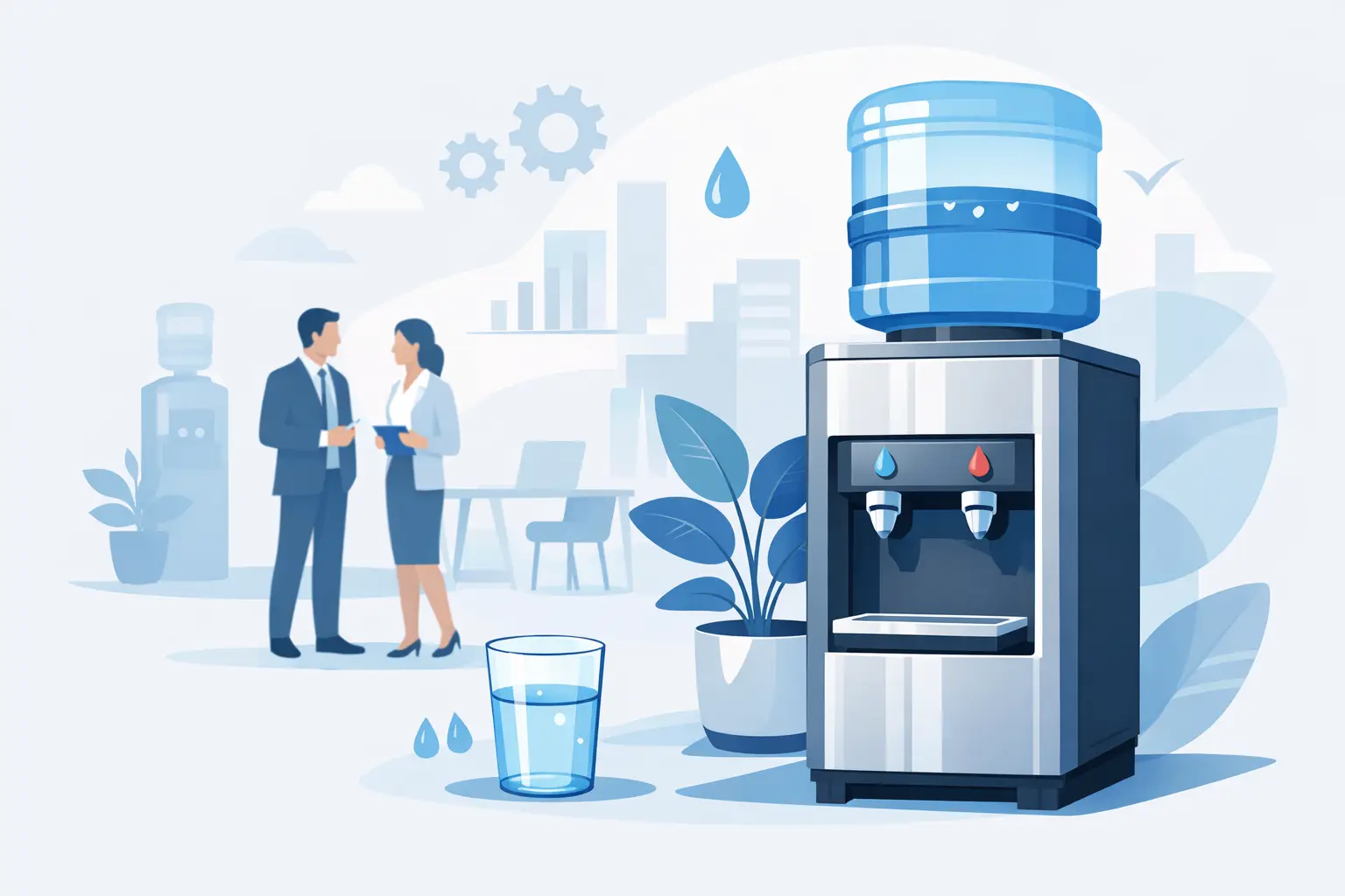 Bebedouro industrial para empresa: como escolher