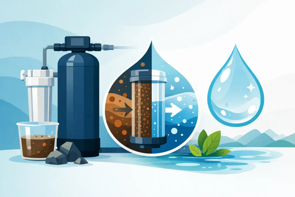 Como escolher filtro para manganês na água