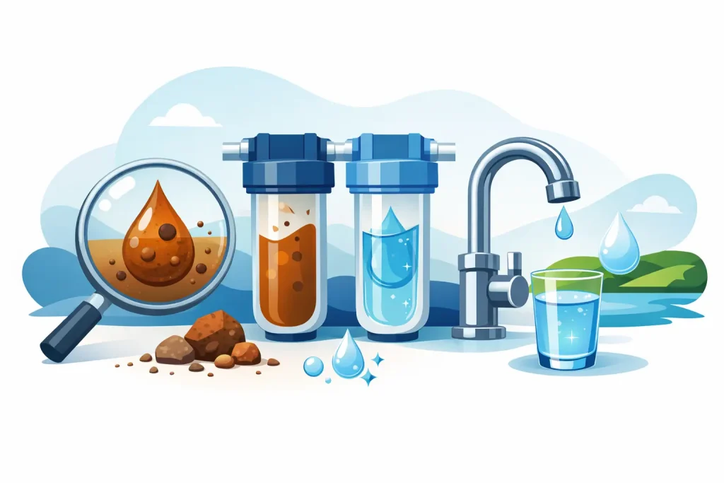 Como tirar ferro da água do jeito certo