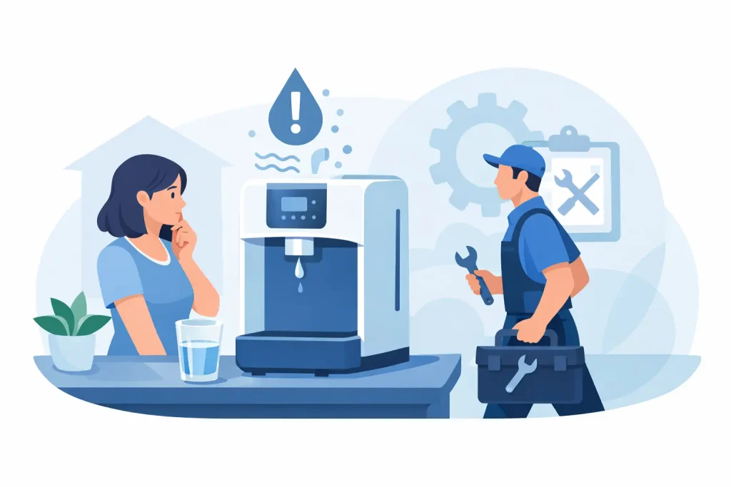 Quando chamar assistência de purificador